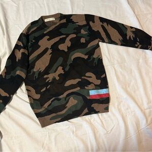 Valentino Camouflage Crewneck Sweater
